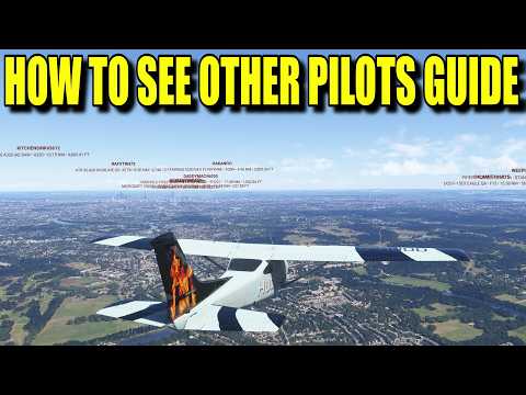 FS2024: Ultimate Guide For How To See Other Pilots In Flight Sim 2024!