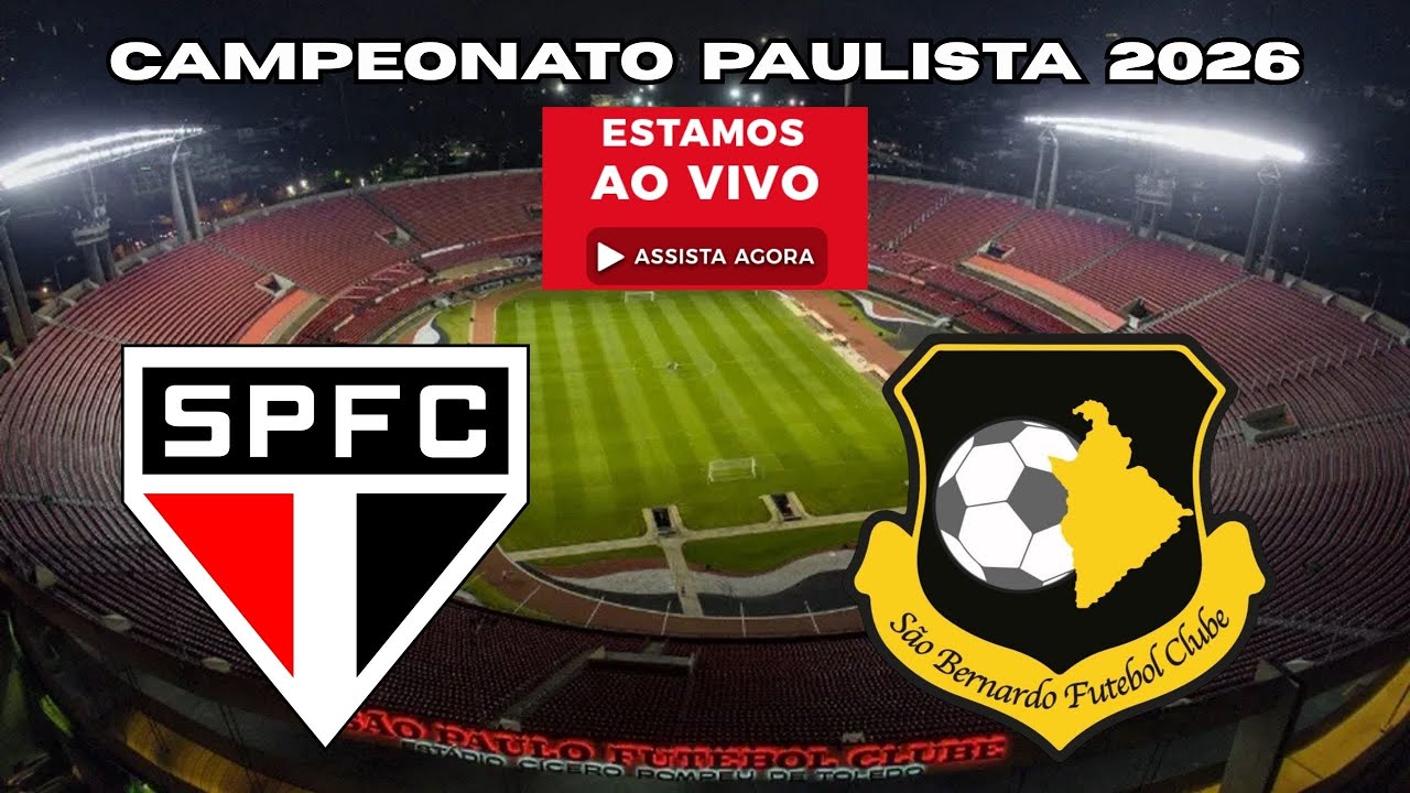 SÃO PAULO X SÃO BERNARDO | Campeonato Paulista 2026 | Simulação Realista [4K 60FPS]