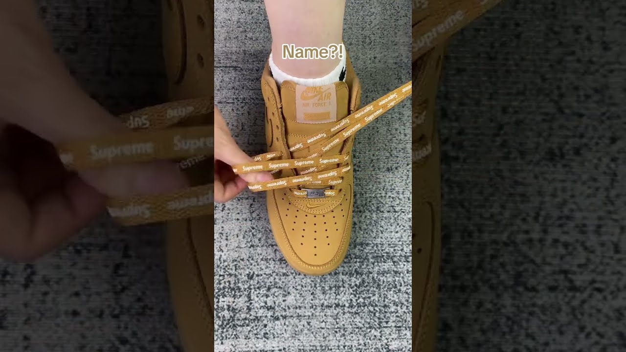 How To Lace A Nike Air Force 1 Correctly Viral