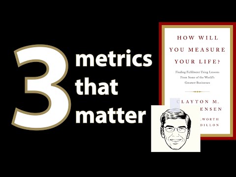 How Will You Measure Your Life? By Clayton Christensen | Core Message