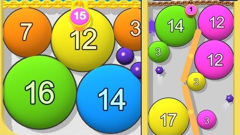 Puff Up Number Balloons Balls - All Levels 1 To 11 Gameplay (Android,iOS)