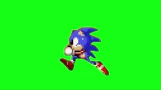 Sonic Free Green Screen  (1 min)