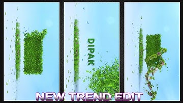 Green grass name arts video editing in alight motion | Instagram trending leaves reels video editing