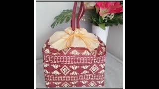 (60 psc) tas hajatan batik Nusantara untuk box 22x22 cm  Rp82.000