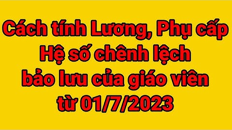 Hệ số cân bằng tiền lương được tính như nào