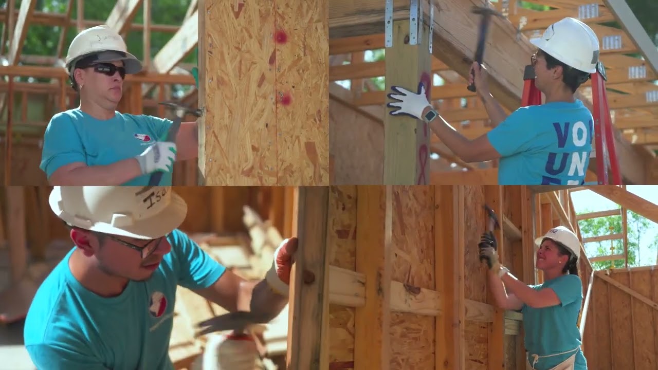 Port Houston Volunteering with Habitat for Humanity