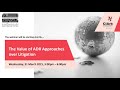 The value of adr approaches over litigation