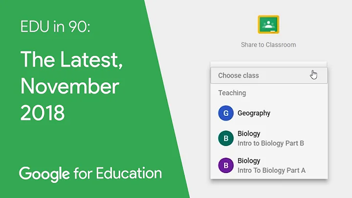 EDU in 90: The Latest, November 2018