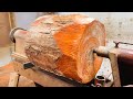 From Redwood Log to Artistic Masterpiece  \\\ The Adventures of a Master Woodturner