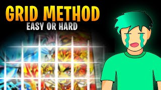 How To Use Grid Method😍 | Draw  Anime Character Face Using Grid Method