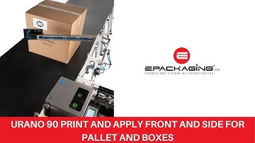 Urano 90 Print and apply front and side for pallet and boxes
