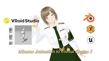Vroid - VRM - Unreal Engine 5 Tutorial Ep. 3: Mixamo Animation to Unreal Engine 5.
