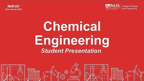 CDE e-Open House 2025: Chemical Engineering (Student Presentation)