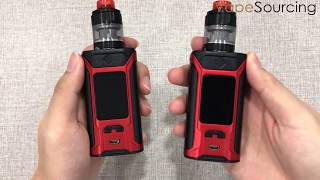 Wismec SINUOUS RAVAGE230 with GNOME Evo Kit | colorful 1.45 inch OLED screen and 200W output wattage