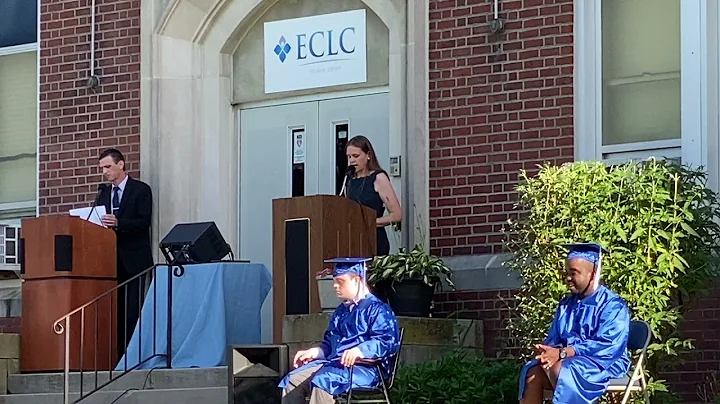 ECLC Vice Principal Allison Clemens at 2021 gradua...