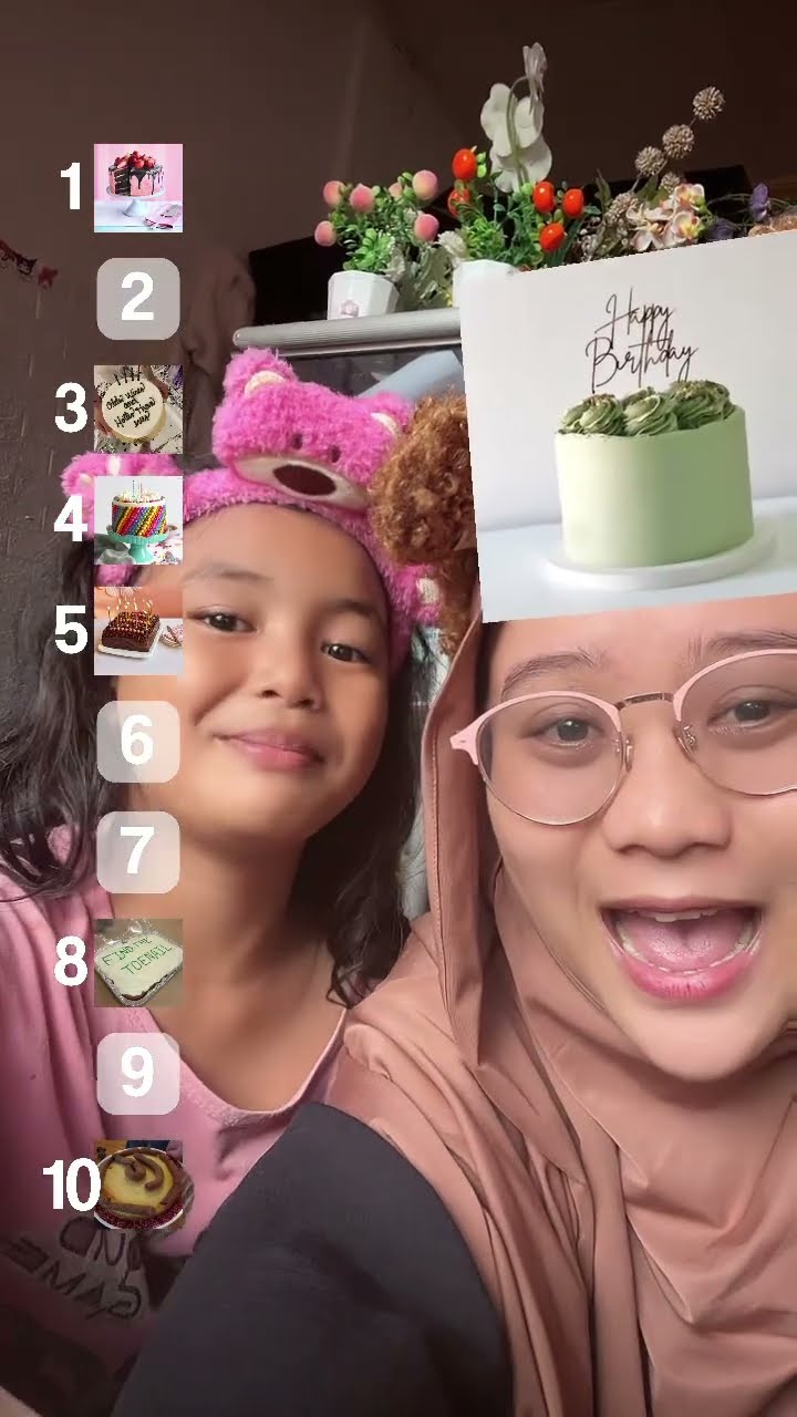 KIA PILIH KUE ULANG TAHUN