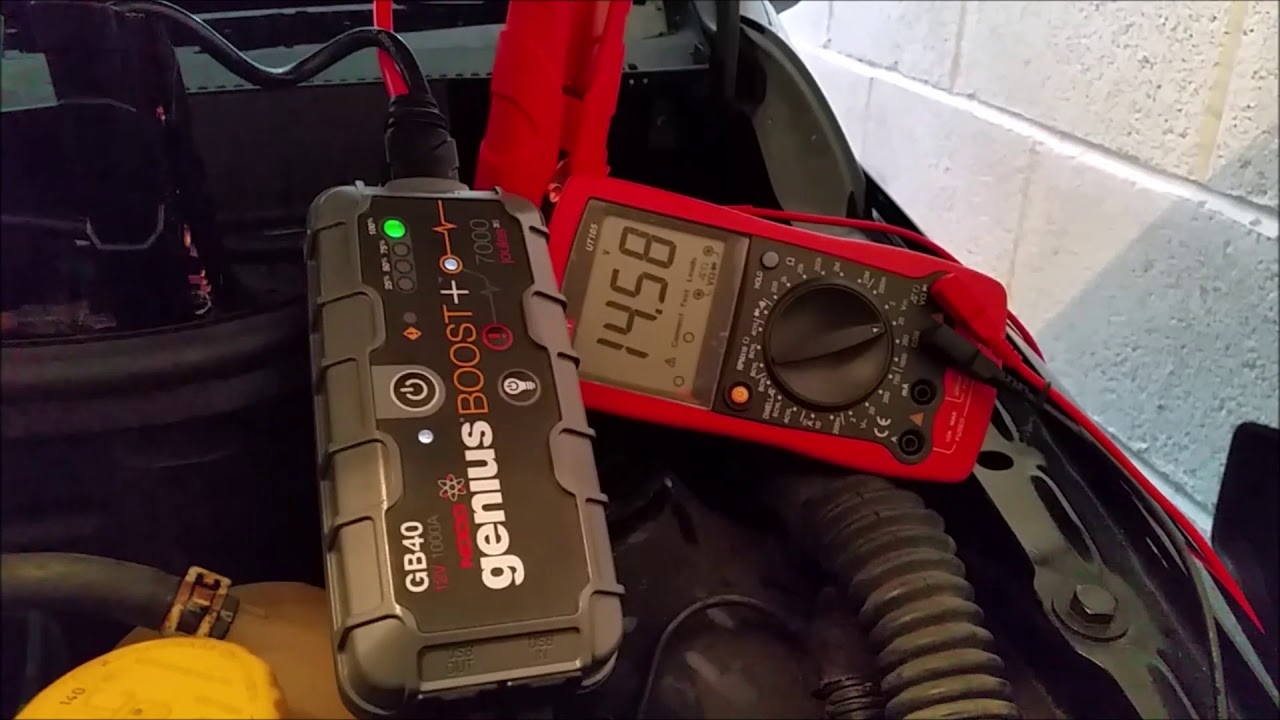 Jump Starting A Flat Battery Using The NOCO Genius Boost GB40 UltraSafe ...