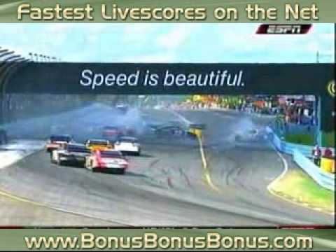 2008 Nascar Sprint Cup Watkins Glenn Huge Crash!!