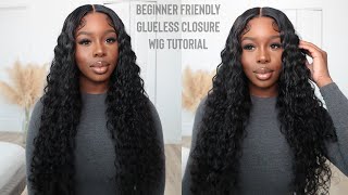 No More Cutting Lace, Pre Cut Deep Wave Wig Install Ft. Hermosa Hair