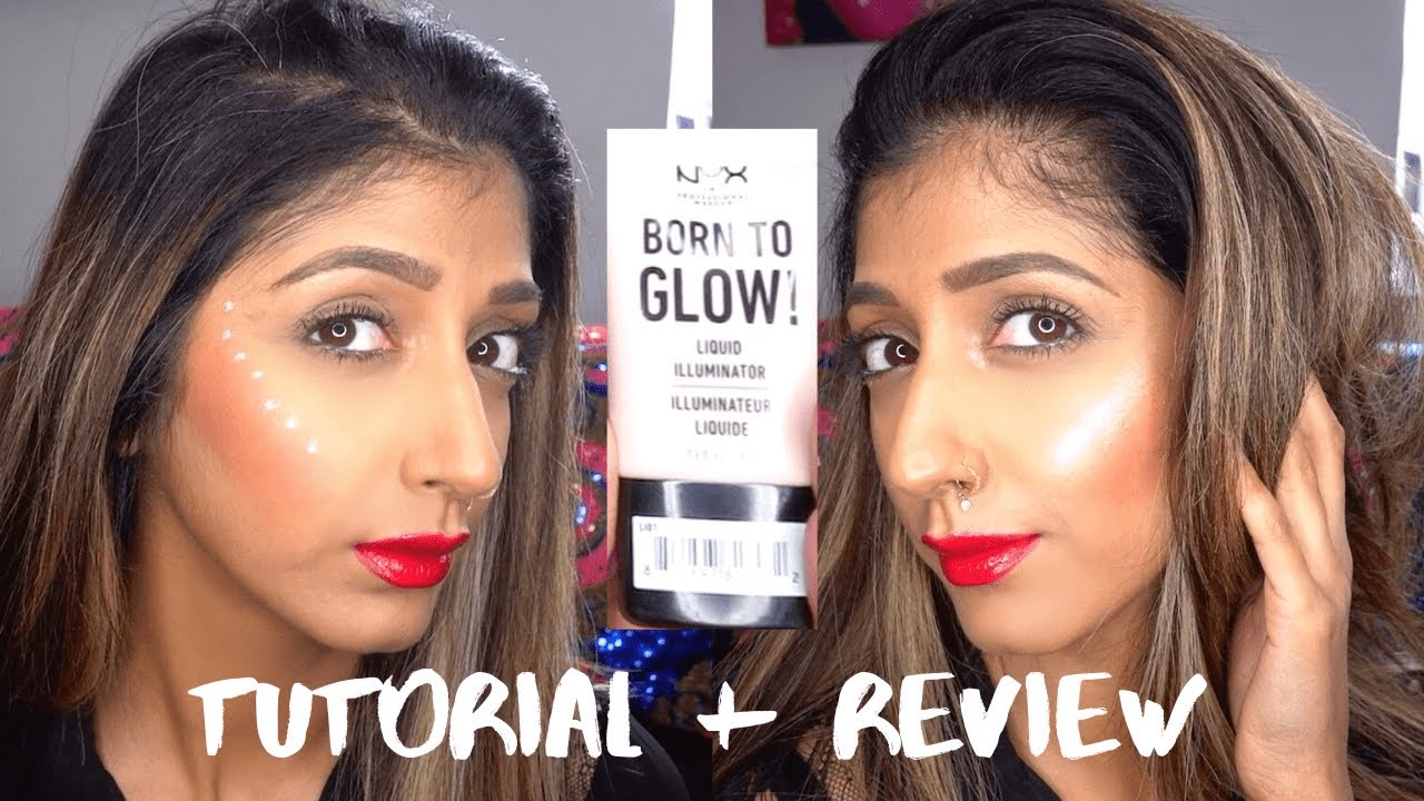 NYX Born To Glow / Sunbeam Review and Tutorial - YouTube