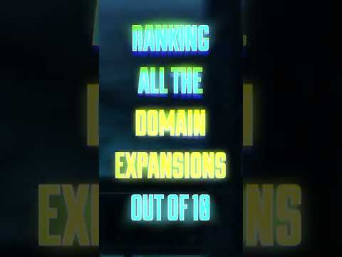 ALL DOMAIN EXPANSIONS IN JUJUTSU KAISEN ANIME