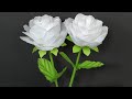 Stick Flower: DIY Tissue Rose Flower Making | Tissue Rose Making At Home | Jarine's Crafty Creation