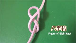 [繩結教學] 八字結 Figure of eight knot