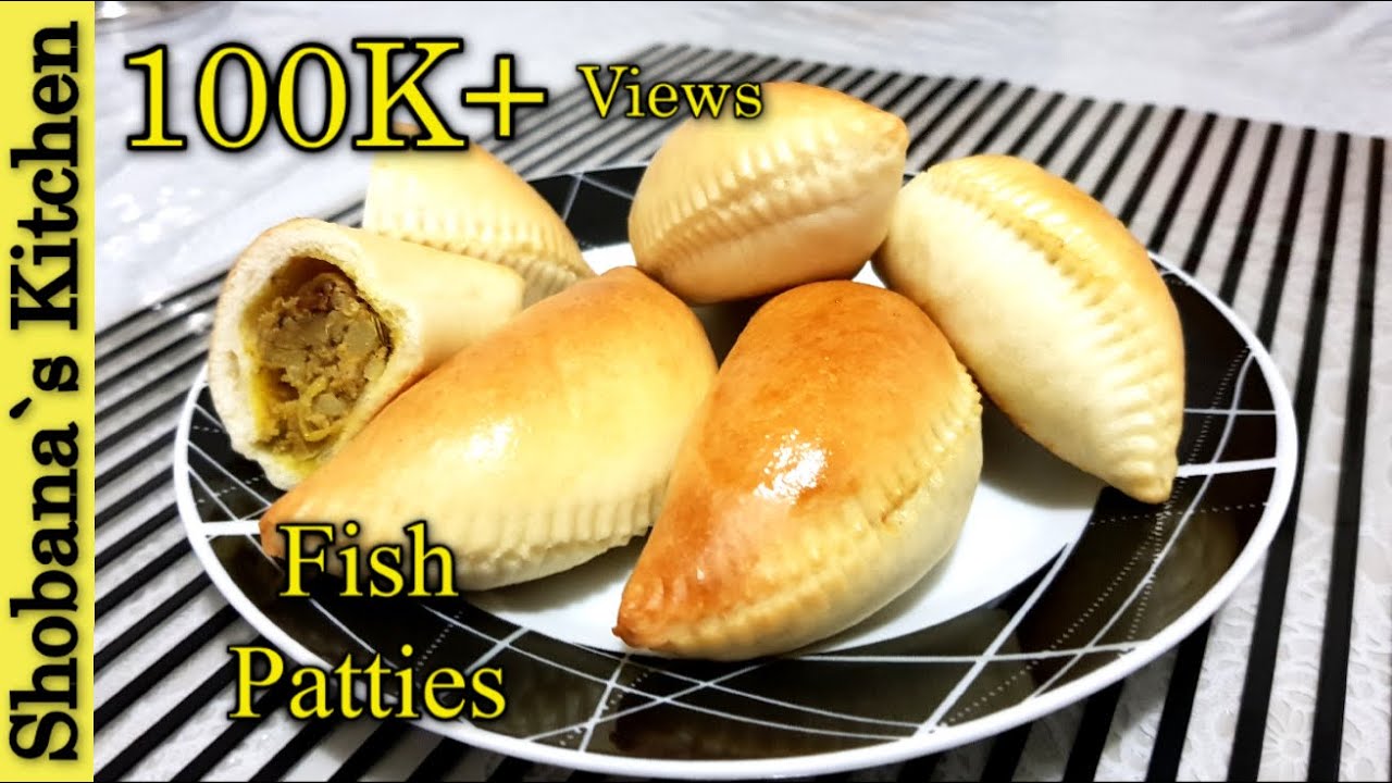 Patties - Sri Lankan Fish Patties - මාළු පැටිස් - Fish Curry Puff - Empanadas