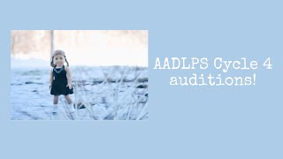 AADLPS Cycle 4 Auditions! *CLOSED*