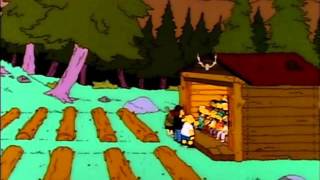 Video thumbnail of "The Simpsons - Kamp Krusty Song (Video)"