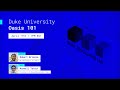 Duke University Blockchain Club || Oasis 101 virtual event