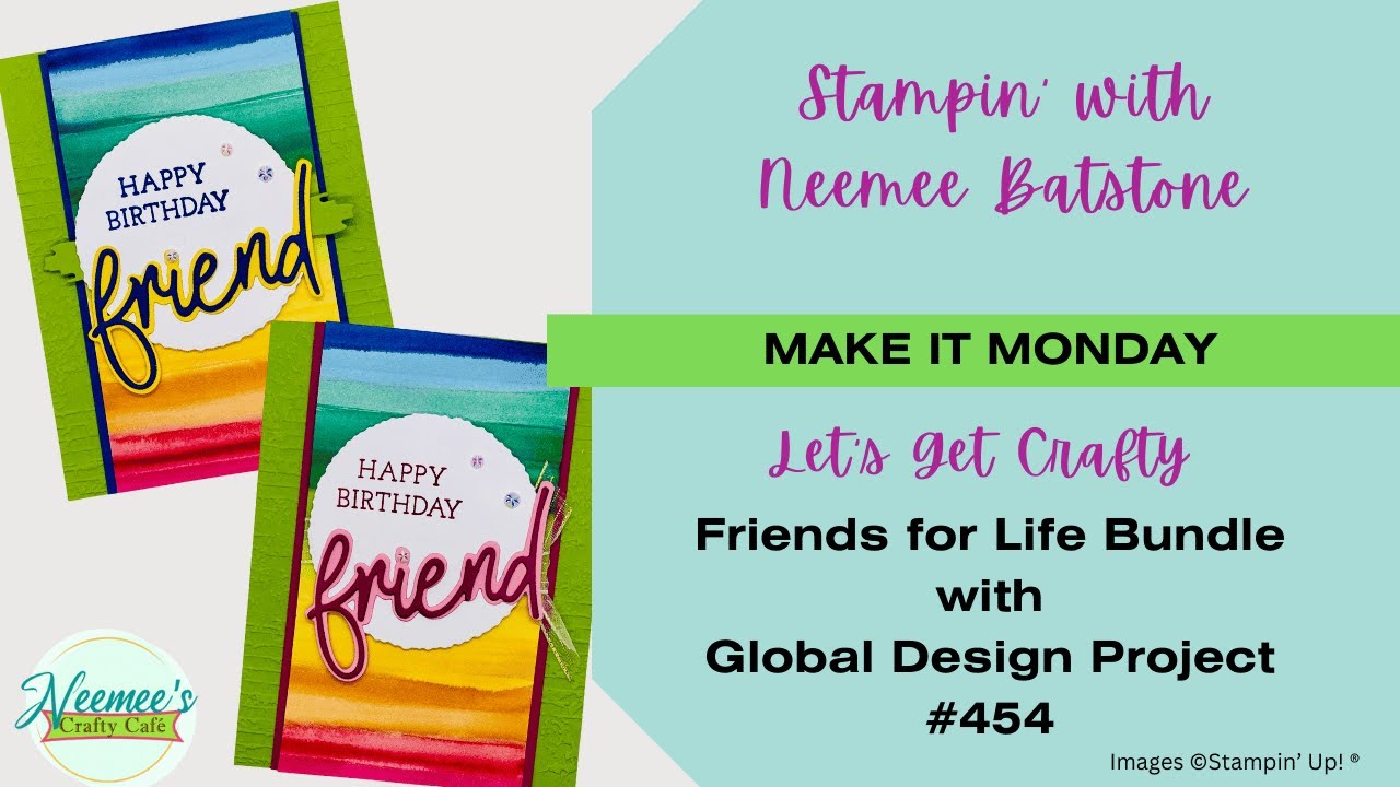 Quick and Easy Card with Friends for Life Bundle - YouTube