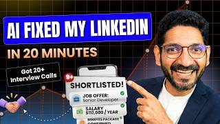 I Used AI to Fix My LinkedIn Profile in 20 Minutes - Recruiters Started Messaging Me (2026 Guide)