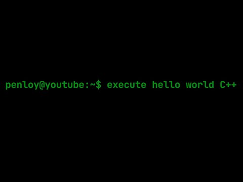 "Hello World" C++ Tutorial (LINUX)