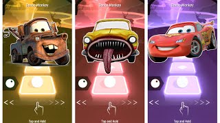 Pixar Cars : Tow Mater 🆚 Car Eater 🆚 Lightning McQueen. Who Is Best? - Tiles Hop EDM Rush 🎶 🔥