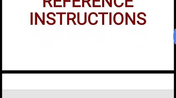 Register reference instructions