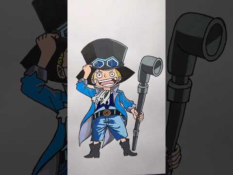 SABO CHIBI #onepiece #satisfyingdrawing #viralshort #shorts