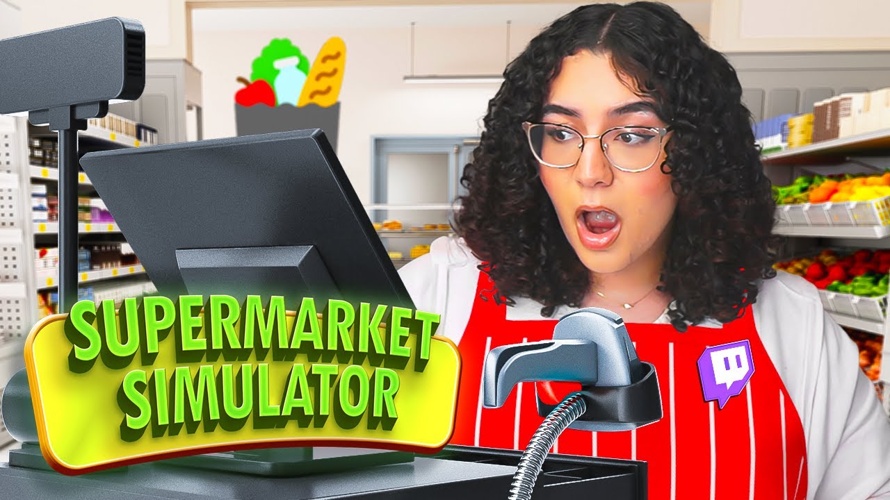 Twitch Streamer has to get a 9 to 5 Job [Supermarket Simulator]