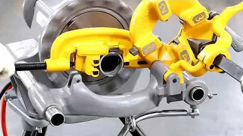 How to Use C·Cutting SQ50D Pipe Threading Machine Making Threads on Steel Pipe