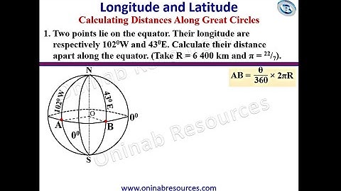 Longitude and Latitude: Distances along Great Circles