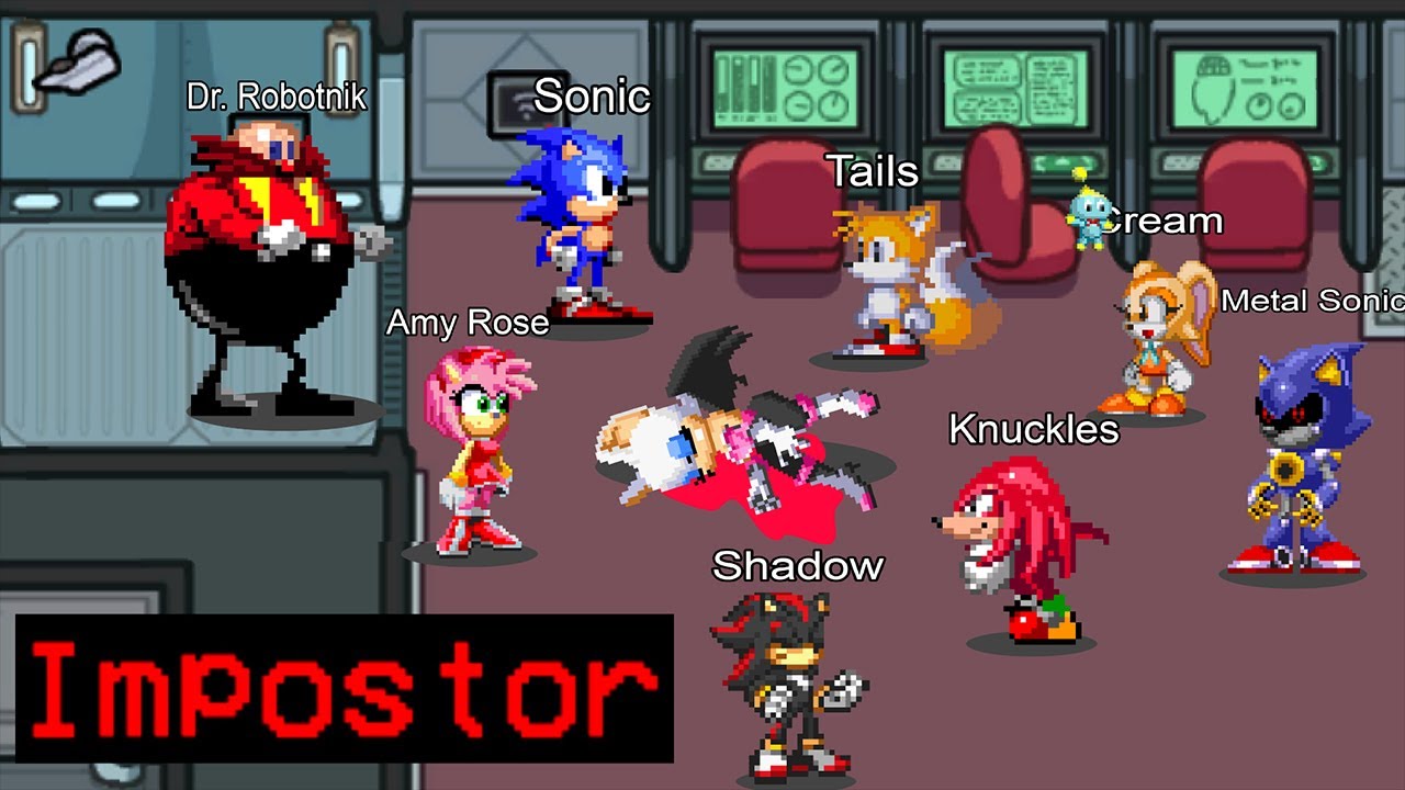 AMONG US but with Sonic The Hedgehog