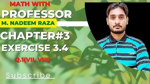class 9 maths chapter 3 exercise 3.4||question 1||part 7,8||