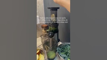 Nước ép táo cải kale #nuocep #congthucnuocep #mayepcham #mayepchammini