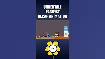 Undertale Pacifist Recap Animation #undertale #sans #tobyfox #papyrus #deltarune #animation #shorts
