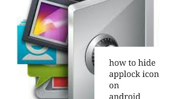 How to hide applock icon on android