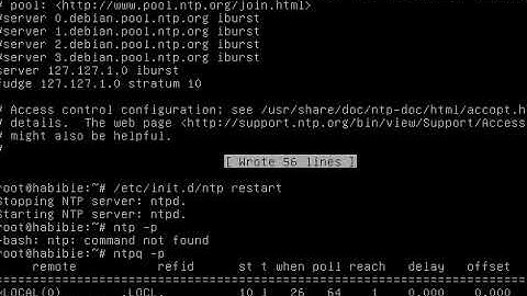 Konfigurasi NTP Server di Debian6 (VirtualBox)