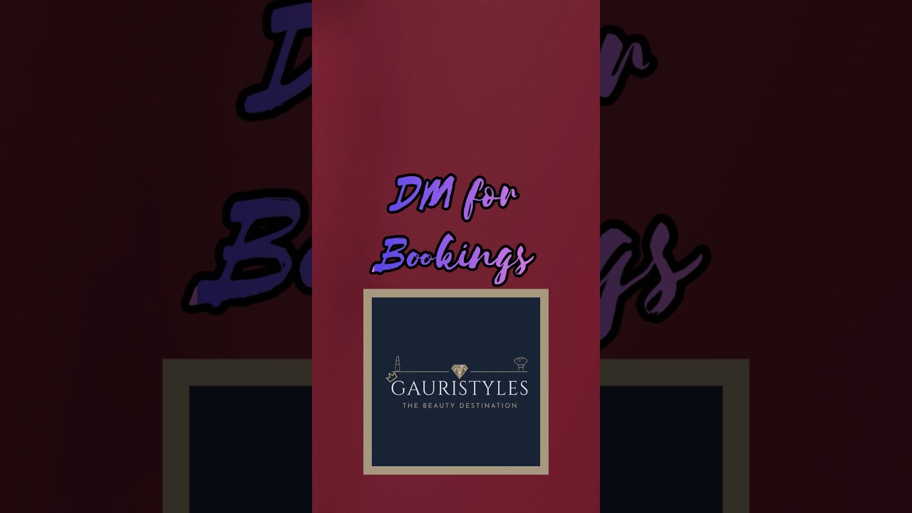 What’s @gauristyles all about? 🤔💭 ❤️I think you have your answers Now!! ❤️DM FOR BOOKINGS !!