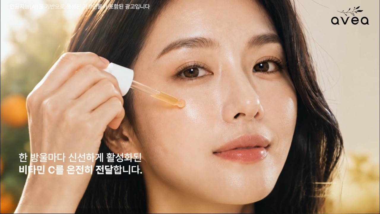 아베아 비타민세럼 제품 광고