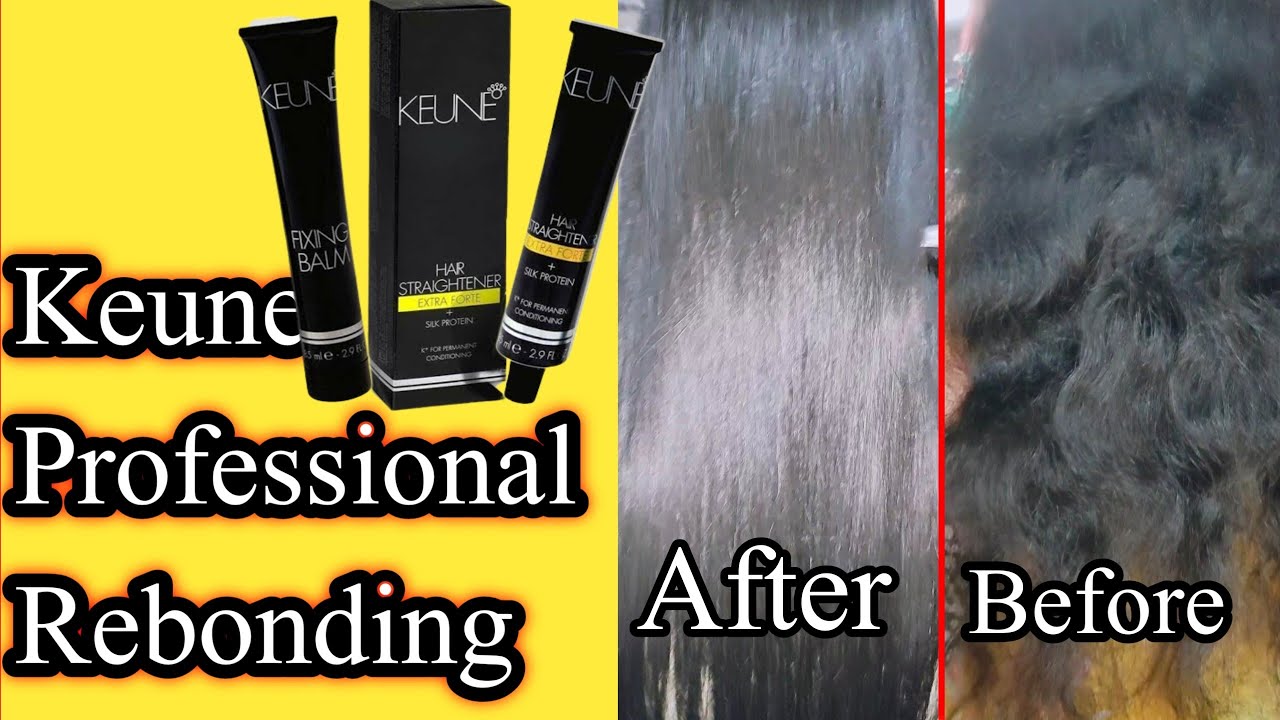 Keune Sleek & Shine Rebonding Tutorial For Professionals Hair