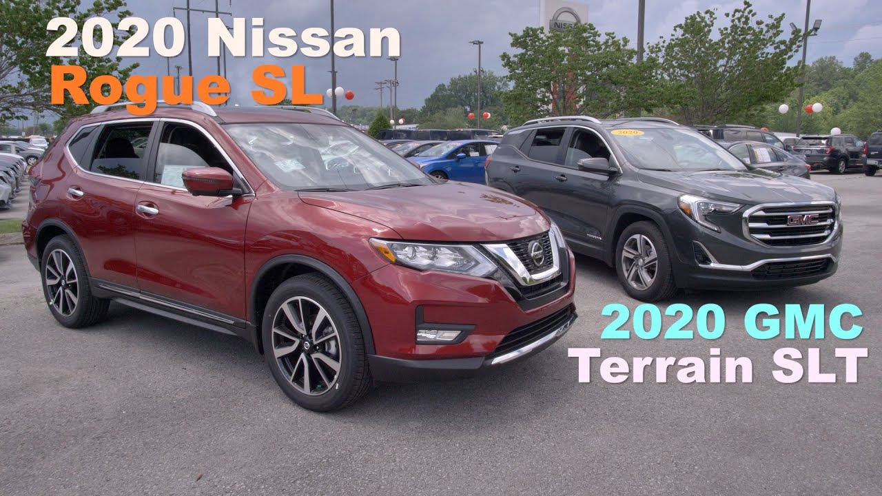 2020 Nissan Rogue SL vs 2020 GMC Terrain SLT Comparison-Best SUV? - YouTube